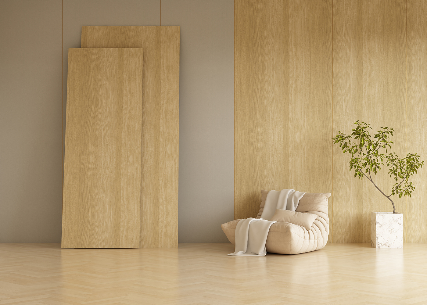 IEN SERIES 5MM CRASSITUDO SOLIDUM CORE Wood Wall TABULA