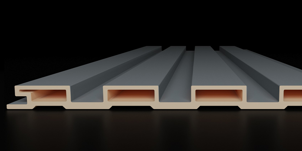 152 MM WPC Wall Fluted Panel cum Single Layer